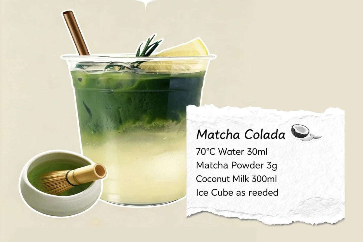 Your Vacation, in a Glass: Matcha Colada